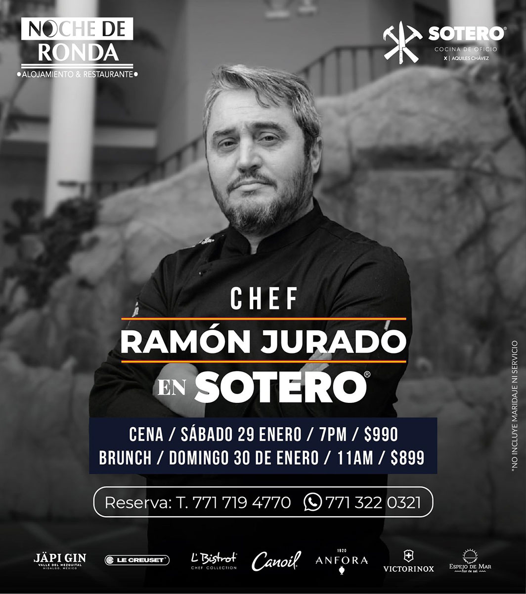 Colaboración con el Chef Aquiles Chávez 2022